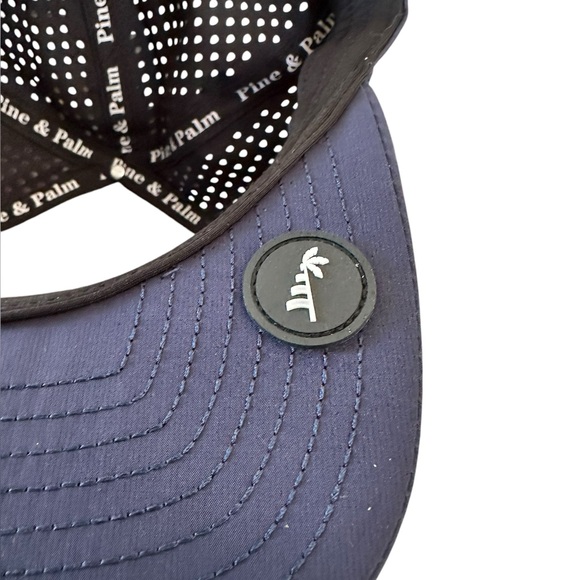 Pine & Palm Performance Hat Waterproof Adjustable Blue Hat - Picture 8 of 9